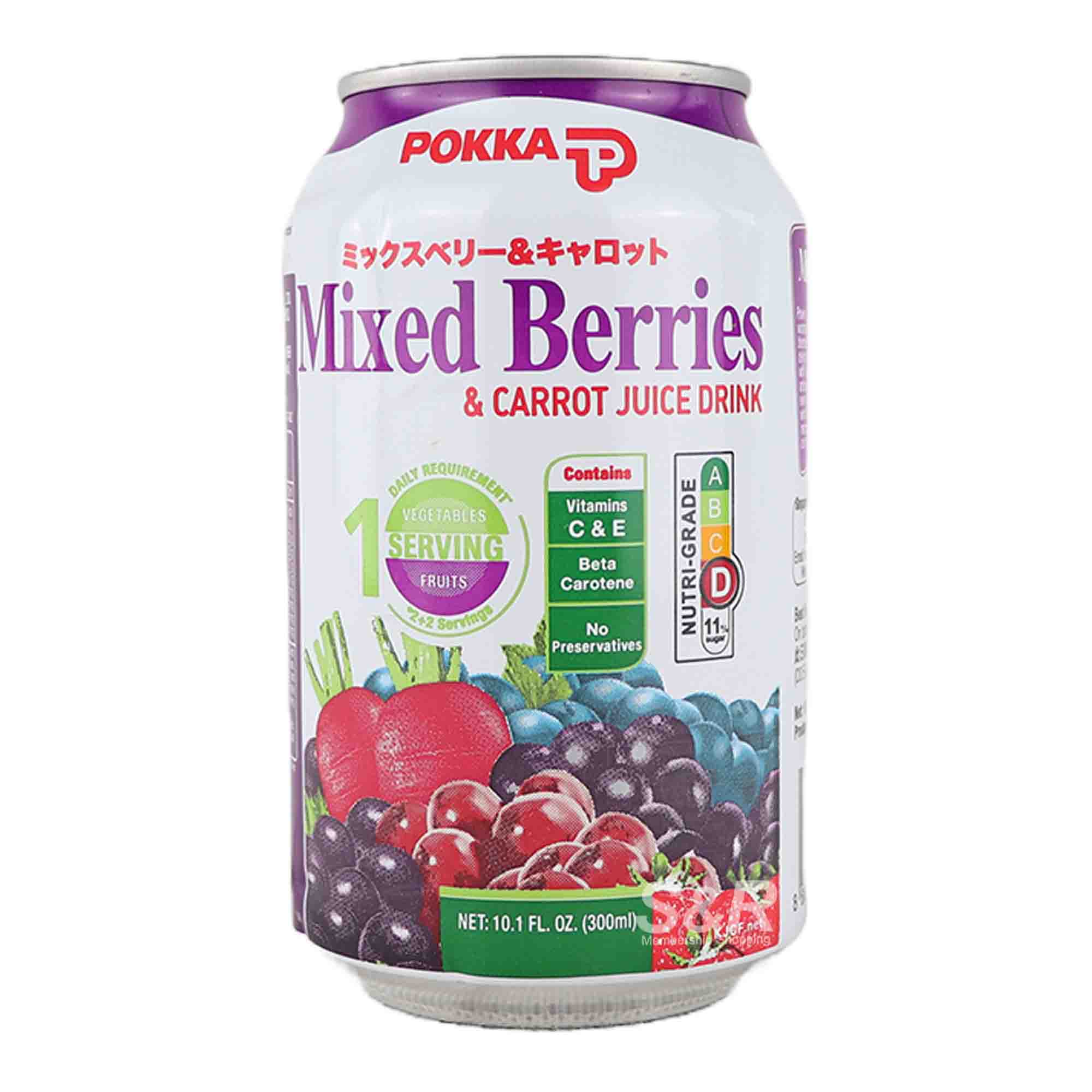 Pokka Mixed Berries & Carrot Juice Drink 300mL